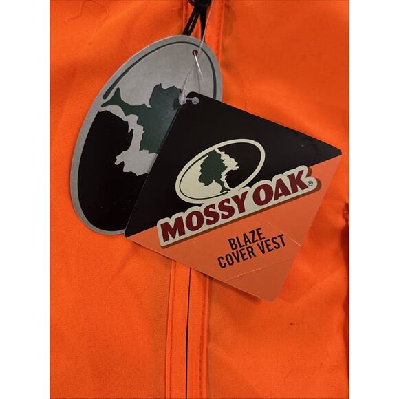 Mossy Oak Blaze Orange Upland Vest 2XL / 3XL Bird Deer Hunting Construction New - Picture 6 of 8